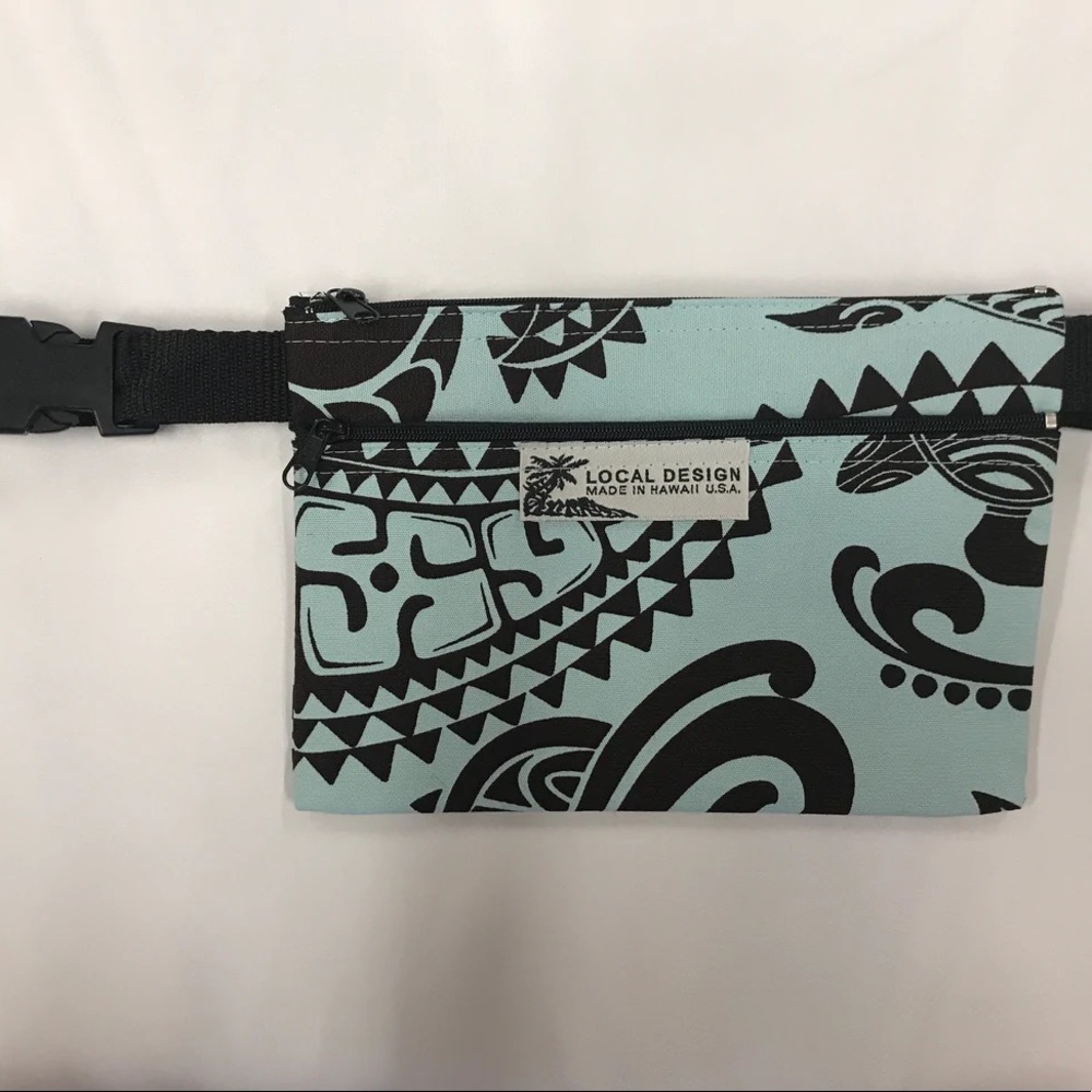 🦈 HAWAIIAN CANVAS WAIST BAG